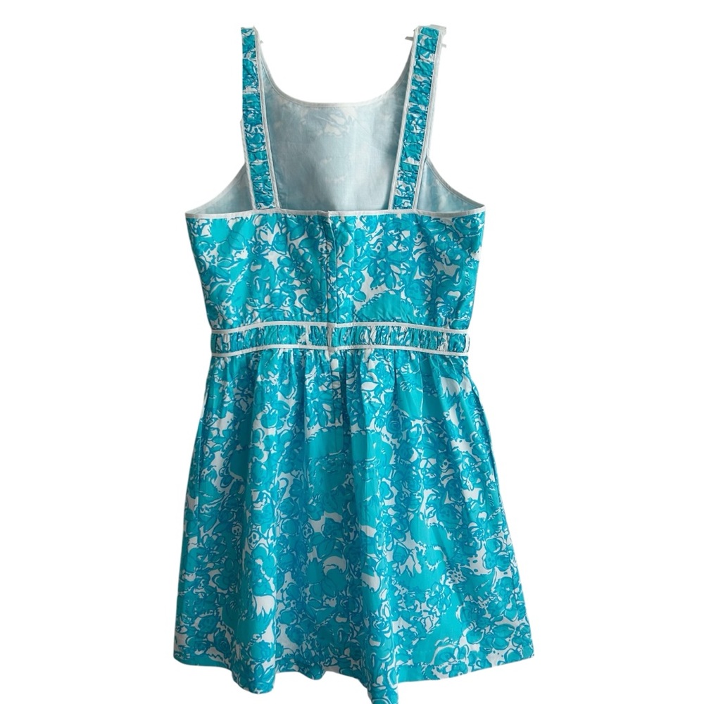 Lilly Pulitzer Becky Shorely Blue Dress 8 - Picture 2 of 7
